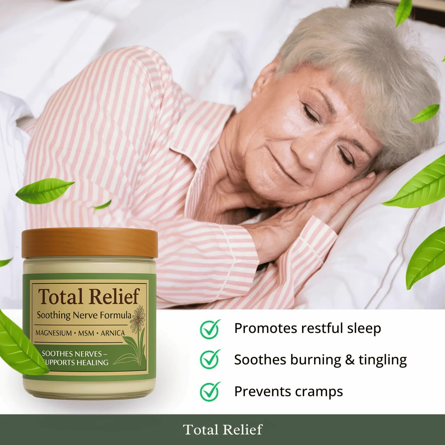 Total Relief Magnesium Cream (1 Jars Packag) sub - Image 3